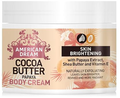 American Dream Papaya Butter Body Cream with Papaya Extract, Shea Butter & Vitamin E 500ml