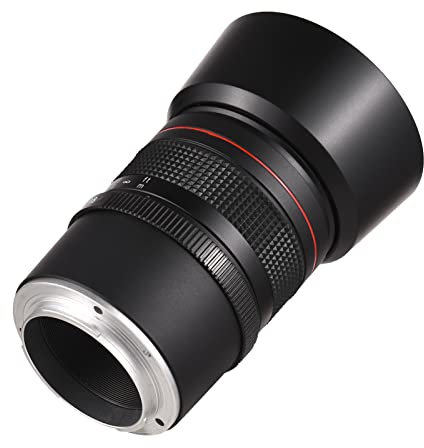 Andoer F1.8 Teleobiettivo Medio per fotocamera Obiettivo Ritratto Full Frame ad ampia apertura Sostituzione manuale Sony A7/A7II/A7III/A7R/A7RII/A7RIII/A7SII/A9/A6400/A6500/A6300/A6000/A5100 E-Mount