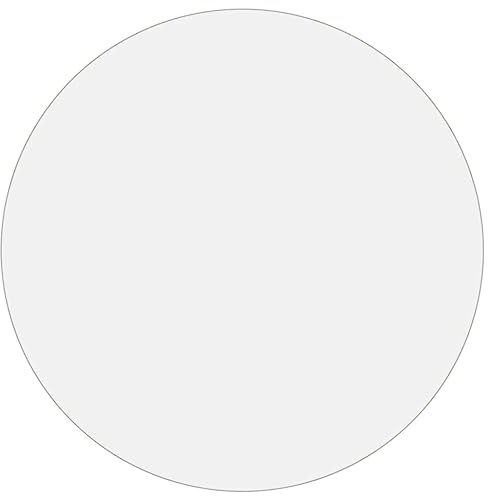 vidaXL Protector de Mesa Mantel Película Forros Adhesivos Protección de Superficie Cubiertas de Muebles Comedor Docoración Funda PVC Transparente Ø 110 cm