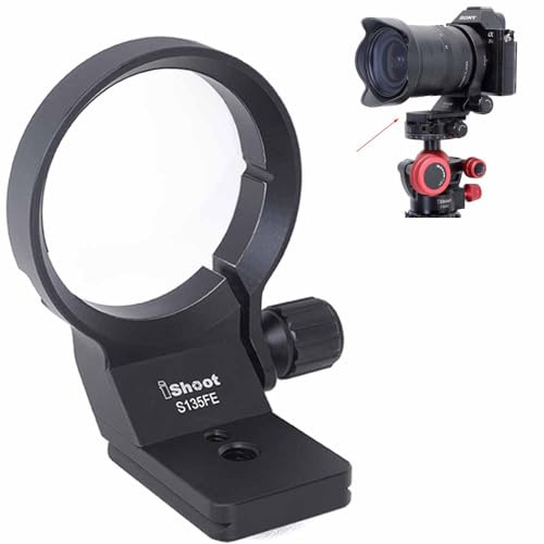 Lens Collar Tripod Mount Ring Compatible with Tamron 17-70 f/2.8 Di III-A VC RXD B070, 17-28mm f/2.8 Di III RXD A046, 70-300mm f/4.5-6.3 Di III RXD A047 (E-Mount) Lens, Bracket Holder with Arca Plate