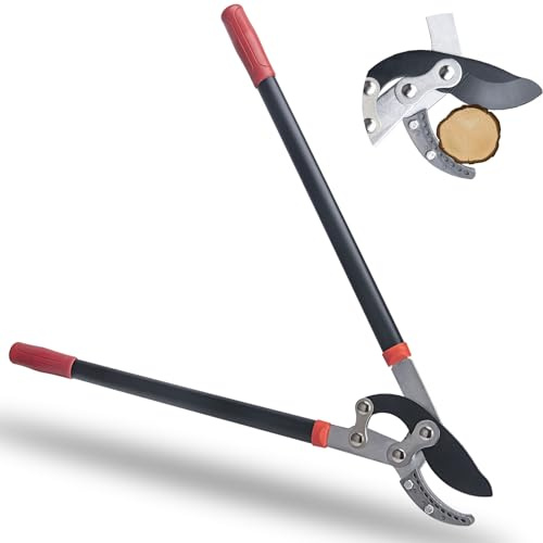 Loppers for Tree Trimming Heavy Duty 30 Inch Tree Branch Cutter Tree Trimmer With Compound Action Anvil Lopper With 2 Inch Cutting Capacity (1pcs)
