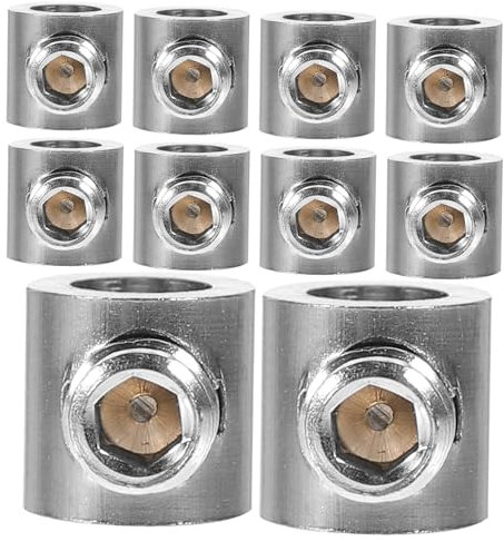 SOLUSTRE 10stücke Kabelklemmen Aus Edelstahl Für Drahtseilkabelbefestigung Kabelklemme Für Seilklemmen Drahtklemmen Für Kabelbefestigung Seilklemme Zubehör