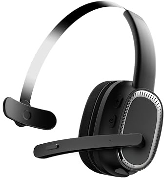 Porodo Casque Mono avec Microphone Noir