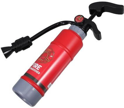 BESTonZON Mini Extincteur Jouet Pistolet à Eau Pompier pour Garçon Et Filles, Taille Compacte, Plastique Résistant, Jouet D'été pour Plage Et Piscine, Accessoire De Rôle Et Combat De Feu,