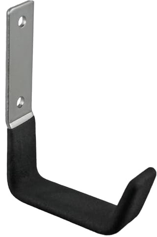 Maclean MC-435 2-pack väggfäste för däck, hjul, stege, cykel, trädgårdsslang | av stål | max. belastning 15 kg | inkl. monteringstillbehör (2 stycken)