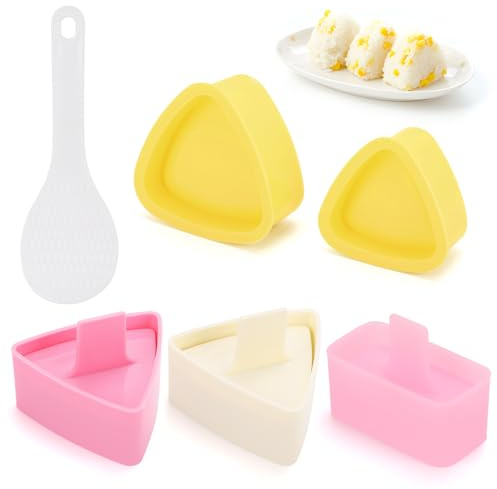 Onigiri Mold 5 Pack Musubi Press Mold Kit (Large/Medium/Small)