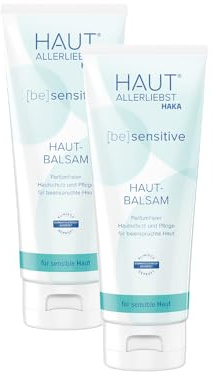 HAKA Haut-Balsam, 2x200ml, Feuchtigkeitscreme für trockene Haut, parfümfrei