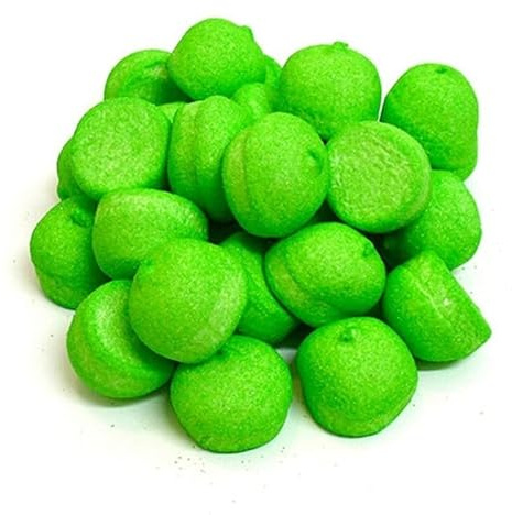 Marshmallow PALLE DA GOLF VERDE soffici, con una copertura di zucchero brillante Busta 900 gr