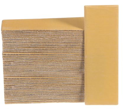 QUARKZMAN 100 Piezas De Papel De Lija Micro 800 Granos 3.5x1.2 Pulgadas Mini Hojas De Lijado Tiras De Lija De Gancho Y Bucle Para Trabajos De Pulido Reducidos De Madera Y Metal