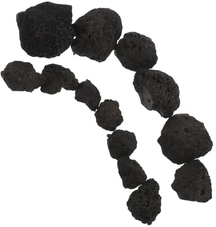 Gatuida Natürliche Vulkan Dampfsteine 1 kg Saunasteine aus Vulkanischem Gestein Heizsteine für Trocken und Dampfbad Langlebige Saunaofen Steine für Wellness und Spa