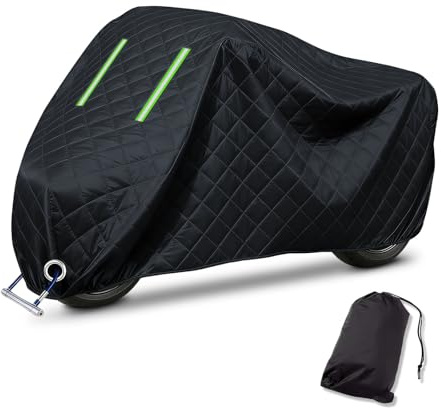 Robuste Motorradabdeckung für Vespa GTS Super 300 Tech|Verdickte,widerstandsfähige Kratzfeste Motorradabdeckung Oxford-Baumwolle|Wetterfester Rundumschutz gegen Hagel|Außenlagerung