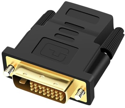 till DVI-adapter, höghastighetsvideoomvandlare, högupplöst signalkabel, datorskärmtillbehör, effektivt dataöverföringsverktyg, kompakt kontakt, 5 x 5 x 1 cm