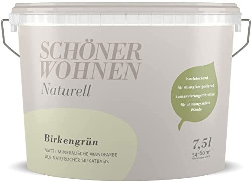 Schöner Wohnen Mineral-Wandfarbe Birkengrün 7,5 l