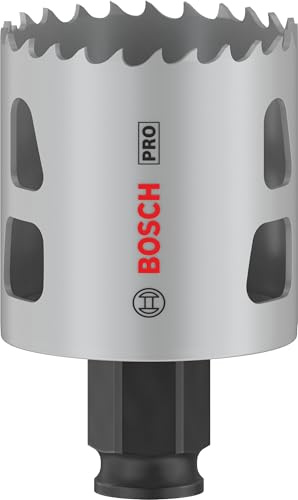 Bosch 1x PRO Multi Material Power Change Plus Lochsäge (für Weichholz, Trockenbauwand, Ø 46 mm, Professional Zubehör Bohrmaschine)