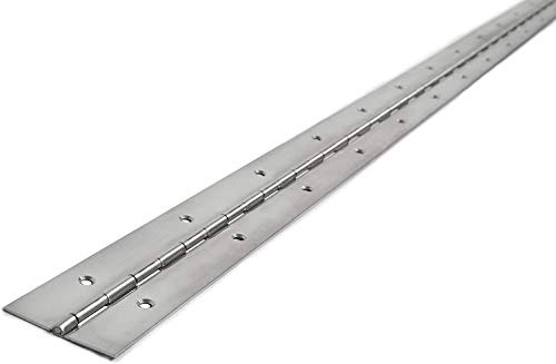 V2A nirosta® Stangenscharnier Edelstahl 1.4301 2R glänzend, 1920x32x0,70mm | gelocht, Klavierband, Made in Germany