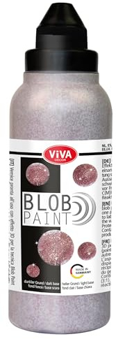 Viva Decor Blob Paint 280 ml Metallic Glitter für Leinwand Fliesen glänzend