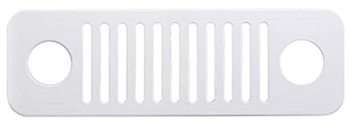 Pangocho JINchao-air vent, 380mm Long, ABS, Air Vent,Perforated Sheet Web Plate Ventilation Grille, For Computer Desk Cabinets Cooling Decorative Cover, Replacement parts (Color : White)