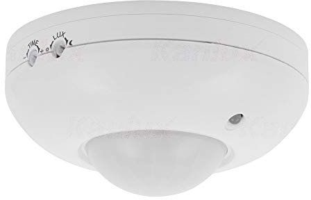 Ceiling Surface Mounted Infrared Microwave Motion Sensor Presence Detector LED Light Switch Auto On Off (Standard)