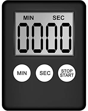 Digitaler Eieruhren Desktop Küchentimer, Kurzzeitwecker 1 Stück Küchentimer Kurzzeitmesser Digital Timer Eieruhr Küchenuhr Küchenwecker Countdown Stoppuhr Küche Mit LED Lauter Alarm Zum Kochen Backen