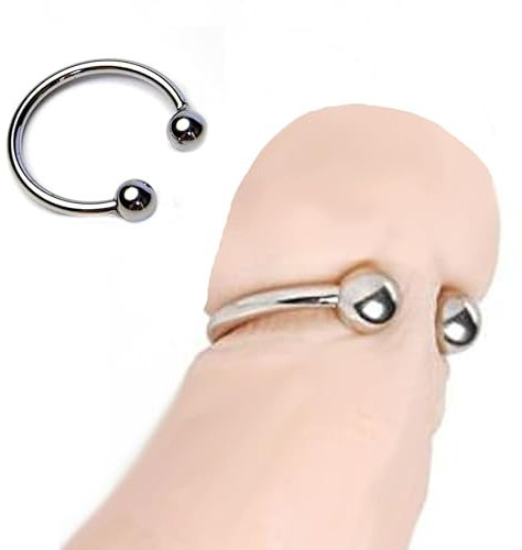 Vorhaut Korrektur Eichel Stimulator Hahnring Penis Verbesserung Edelstahl Penisring for Männer, Penisringe (Size : 35 mm)