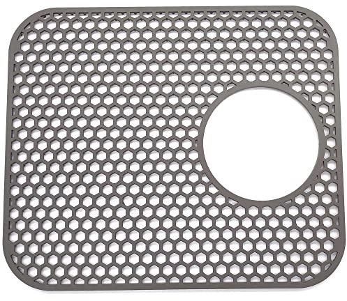 Hayaww Silikon SpüLbeckenschutz - GroßE SpüLbeckenmatte, 34x29cm, für Küchenboden mit Edelstahl Porzellanspüle