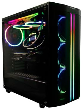 Formacom Gaming/Creator PC Intel Core Ultra 9 285K bis 5,7 GHz Turbo 64GB DDR5-6000MHz 4TB M.2 SSD Nvidia RTX 5080 16GB GDDR7 Videospeicher WiFi 240mm Wasserkühlung Windows 11 Pro RGB-Beleuchtung