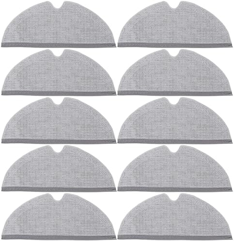 HoHumoca 10 Stück Wischtücher Ersatzteile für Xiaomi Roborock S4 /S50 /S51 /S55 /S5 /S5 Max /S6 /S6 Pure /S6 MaxV /Q5 /Q5 Pro /Q5 Pro+ /Q7 /Q7+ /Q7 Max /Q7 Max+ /Q8 Max /Q8 Max+ /E Series