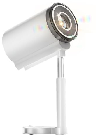 KEPEAK Retractable Mini Projector 4K, 1080P with Wifi6 Bluetooth for Bedroom, Ceilling Wall Movies - Auto Keystone, Smart Meeting Display for HDMI, Laptop, Android