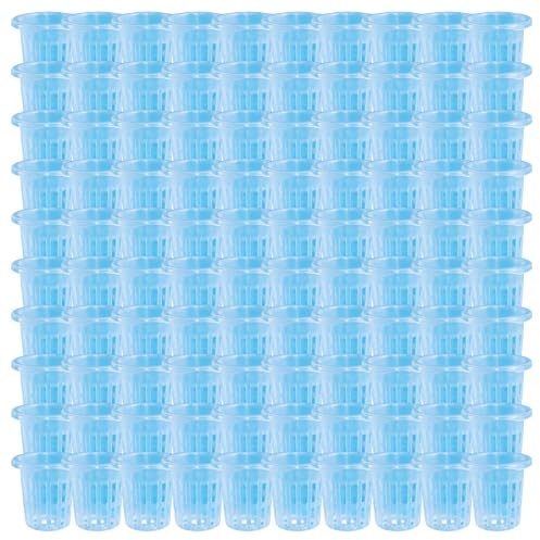 Javoryxh Packung Mit 100 Hydrokultur Netztöpfen Atmungsaktive Netzkörbe Behälter Für Erdlose Bepflanzung Innen Und Außenbereich Zubehör Für Zimmerpflanzenliebhaber