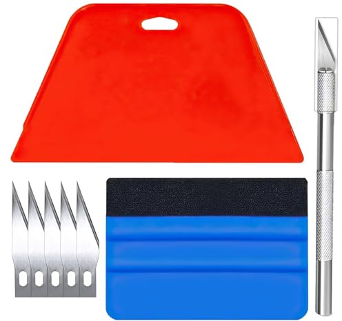 Vinyl Wrap tools, Smoother Tool for Peel and Stick Wallpaper|8 PCS | Wallpaper Smoother Tool, for Car Film Wallpaper Installation and Window Film Application