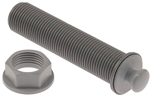 Ablaufventil mit Überwurfmutter ø 20mm M20x1,75 Innen 14mm Kunststoff