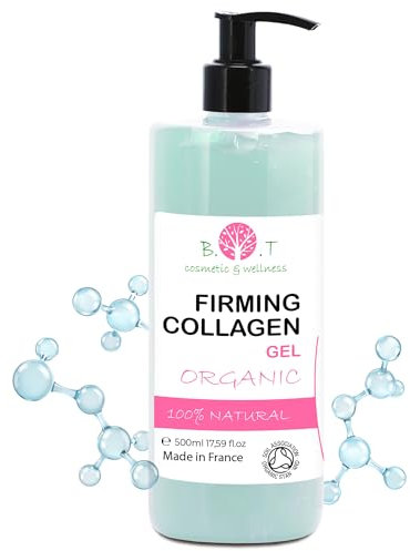 Gel Collagène Marin Bio-Actif Premium Anti-rides | Combler les Rides | Stimulateur de Collagène et Élastine | Raffermissant, Hydratant, Compatible Radiofréquence - 500 ml