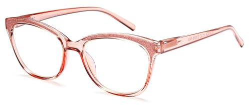 NEW VISION Occhiali da Lettura Donna, Occhiali Luce Blu, Occhiali da Lettura, UV400 Occhiali anti Luce Blu per Uomo Donna, NV1157