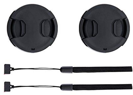 2 Stück 46mm Objektivdeckel mit Halteband Kordel für Nikon Z30 Z50 Z50II Z fc Zfc mit Z DX 16-50mm Kit-Objektiv & weitere Objektive mit 46mm Filtergewinde