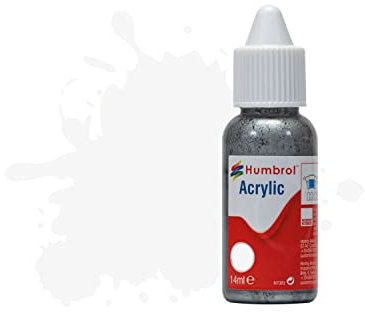 Humbrol Model Paint - DB0035 No 35 Gloss Varnish - Gloss (14ml), Acrylic Paints for Models, Plastic, Metal, Wood, Glass, Ceramics and More, Acrylic Touch Up Paint - Hobby Paint Bottle for Craft Kits