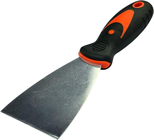AERZETIX - C46023 - Spatule/Couteau de Peinture 62mm - Couteau à Enduire/Mastic - Spatule de Maçonnerie Plâtrier/Plaquiste/Maçon - Grattoire Papier Peint - Poignée en Plastique/Caoutchouc Bi-Matière