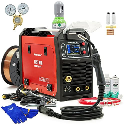 BEST™ Welder Fantasy 231 4x4 MIG/MAG WIG Synergie Soldador 200A Doble Puls Máquina de Soldar 4x4