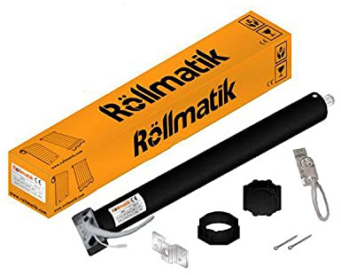 Rollmatik | Motore per Tapparelle Elettriche Portata 240Kg 120Nm con Manovra di Soccorso Snodo e Senza Asta. Finecorsa Meccanici. Apertura Automatica Persiane.