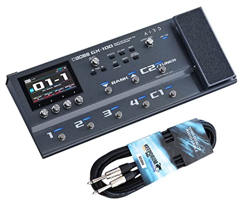 Boss GX-100 Multi-Effektgerät + keepdrum Klinken-Kabel