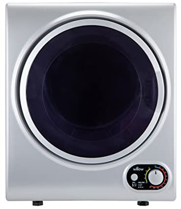 Willow WTD25S 2.5kg Compact Vented Dryer, Front Loading with Child Lock, Crease Guard, 2 Year Warranty - Silver