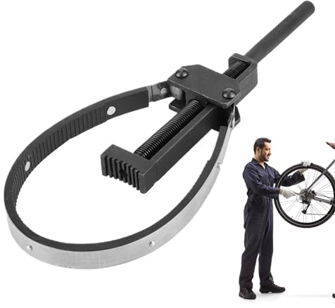 Lembeauty Herramienta de extracción de Embrague,Herramienta de sujeción del Volante de Embrague - Llaves universales de Goma para Motocicletas y Bicicletas | Soporte de Llave para Herramientas de