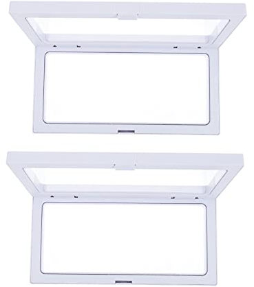 OATIPHO Schwebender Rahmen-ausstellungsständer Schwebende Vitrinen Schwebende Aufbewahrungsbox Für Schmuck Uhrengeschäfte Einfache Struktur