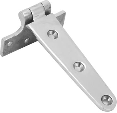 Bisagras con Correa en T de Acero Inoxidable 304 de 6 Pulgadas, 2 Bisagras Marinas para Cercas de Madera, Puertas, Puertas, Graneros con Tornillos, Hechas de Material de,