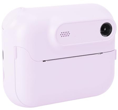 Instant Print Digital Camera, 6x Zoom Cute Instant Camera med MP3 -spelfunktioner, 48MP 1080p HD Toddler Portable Video Camcorder för Födelsedag Xmas Holiday (Purpur)
