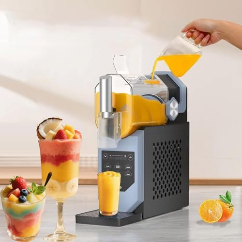Máquina profesional para hacer granizados y helados suaves, no necesita hielo, reserva con un solo toque para margaritas, batidos, frappés, batidos