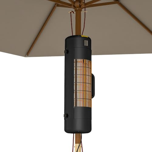Outsunny Patio Parasol Heater, for 25-70 mm Poles | Electric Umbrella Mounted Heater