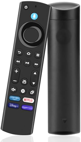 Télécommande vocale de rechange avec fonction vocale pour Smart TV Stick AMZ (4K, 2e génération, 3e génération, Life), pour AMZ Smart TV Cube (1ère génération, 2e génération, 3e génération), Smart TV