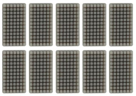 Padivine Wischerbürste Silikonhülle Düse Bürste für QIDI Plus 4 für QIDI Plus 4 Druckkopfreiniger Scrubber 10 Stück
