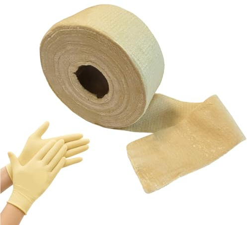 ZKAILCF Bande De Protection Contre La Corrosion 50mm x 10m Avec Gants Ruban Pétrolatum Ruban Isolant pour Mise à La Terre, Piquet De Terre Et Connecteurs, Protection Étanche Anti-Rouille Extérieur