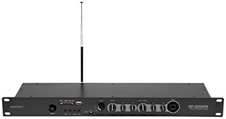OMNITRONIC EP-220PR Vorverstärker mit MP3-Player, Bluetooth und FM-Radio